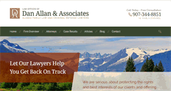 Desktop Screenshot of danallanlaw.com